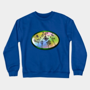 Rosy Vines Crewneck Sweatshirt